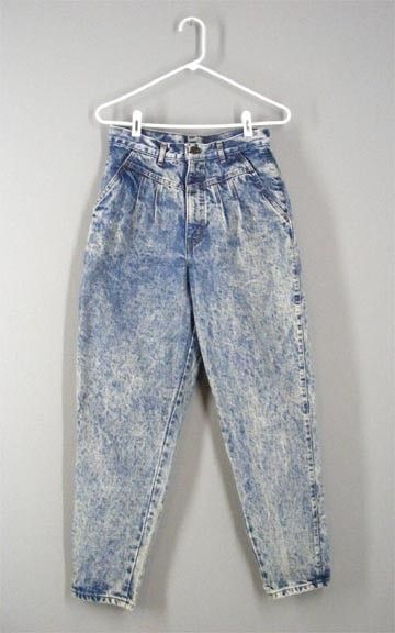 bad acid wash jeans era tahun 80'an