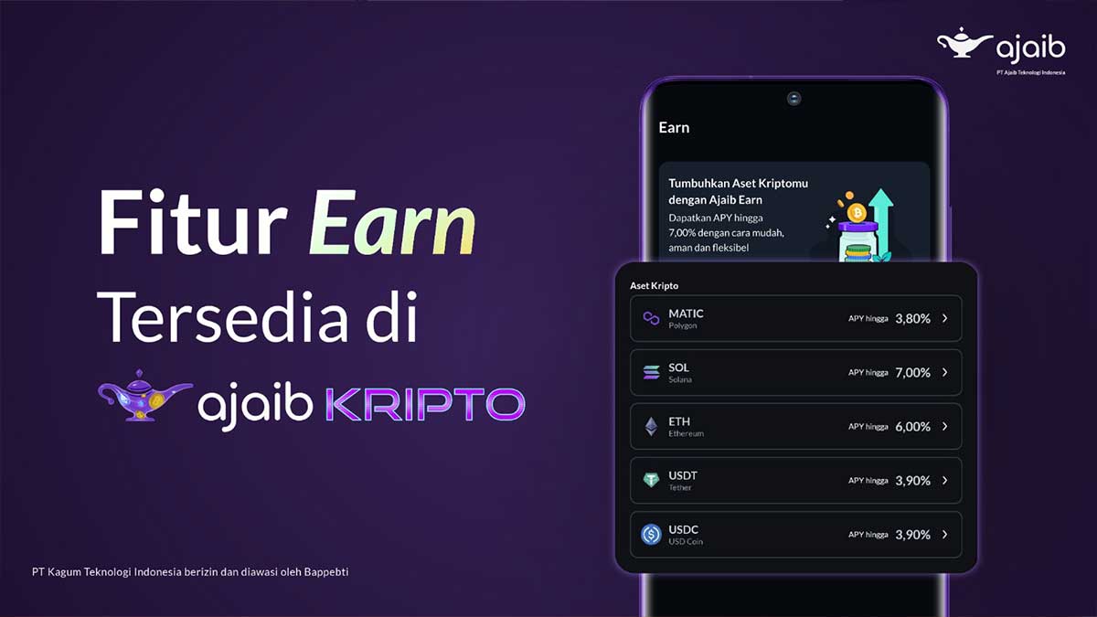 Mengenal Earn Di Ajaib Kripto Cara Mudah Mendapatkan Passive Income