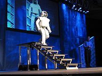Honda ASIMO Walking Stairs | image from wikipedia