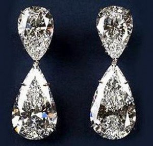 Diamond Drop Earrings by House Of Harry Winston