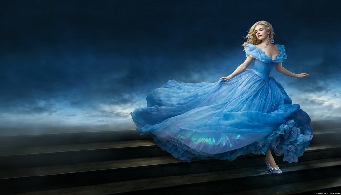 Lily James as Cinderella Movie Wallpaper