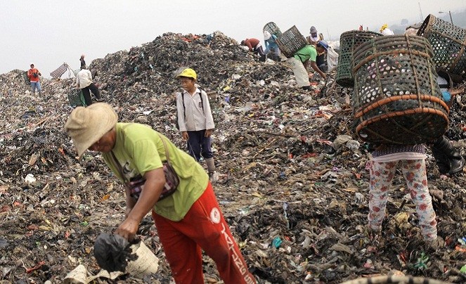 Tumpukan sampah (Gresnews)