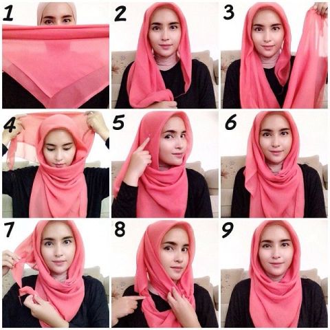 Square Simple Hijab (stylearena.net)