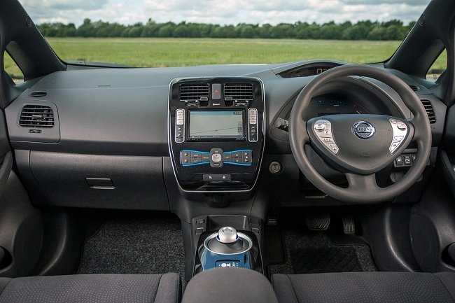 Interior Nissan Leaf (Wintonsworld)