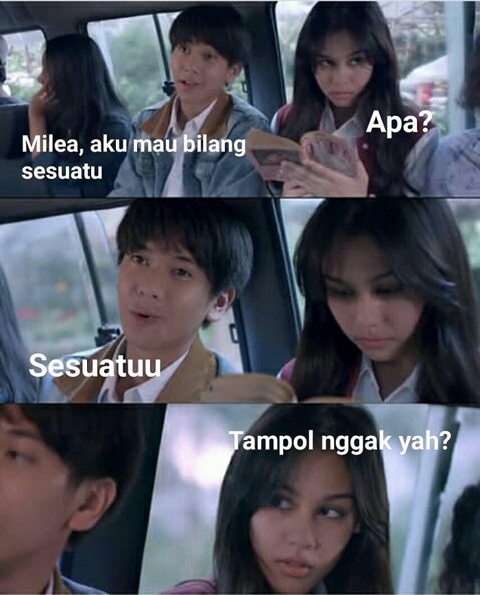 Meme-meme Kocak Film Dilan 1990, Bikin Gagal Romantis ...