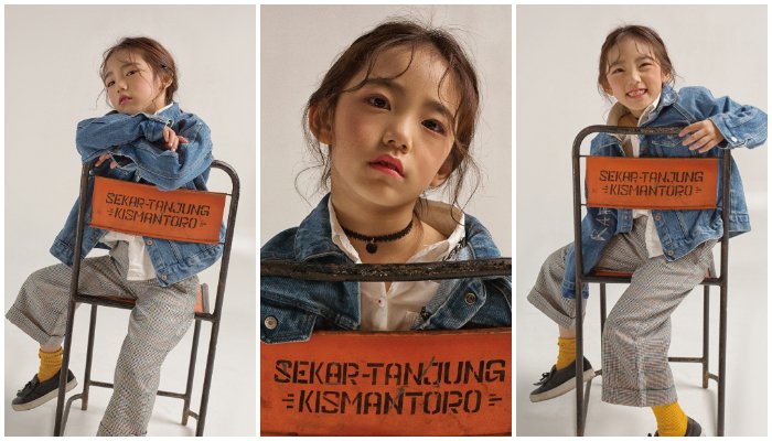 Kursi Wonogiri dipakai pemotretan model cilik Korea Instagram