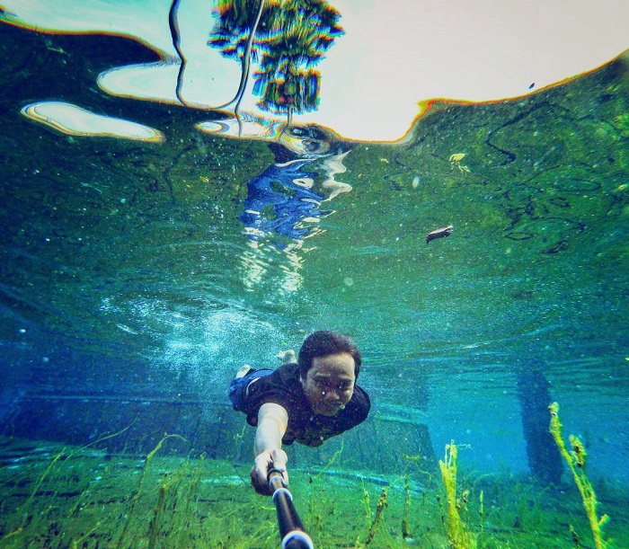 Pemandian Wendit Instagram 5 Pemandian Alami di Malang dengan Air Sebening Kaca, Bisa Buat Snorkeling Juga Lho