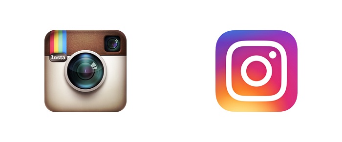 Logo lama dan baru Instagram Underconsideration Ternyata Ini Asal Usul Nama Instagram, Sudah Tahu?