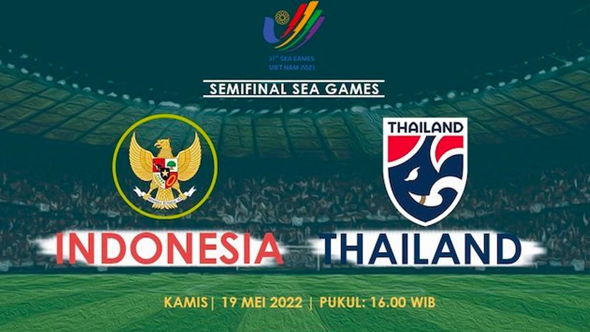 Link Streaming Timnas U23 Indonesia vs Thailand via Youtube Semifinal Sea Games 2022