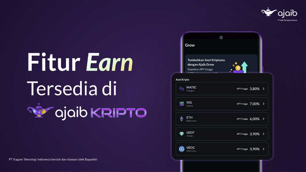 Tumbuhkan Aset Kriptomu Dengan Fitur Ajaib Earn, Cocok Untuk Investor ...