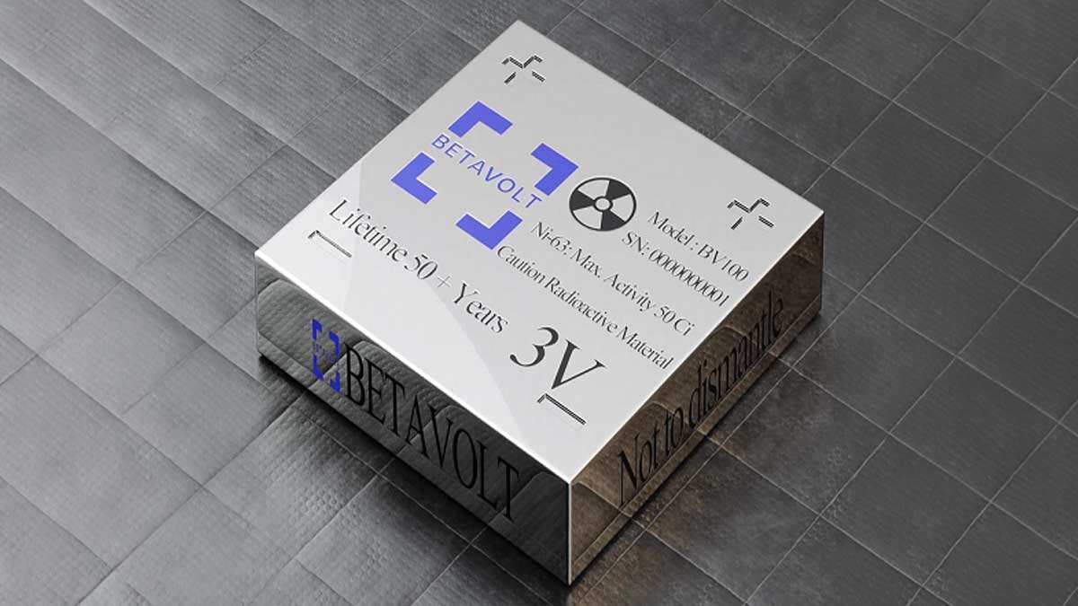 Baterai Nuklir BV100 Dikembangkan di China Baterai Nuklir Koin dari China Bisa Hidup 50 Tahun