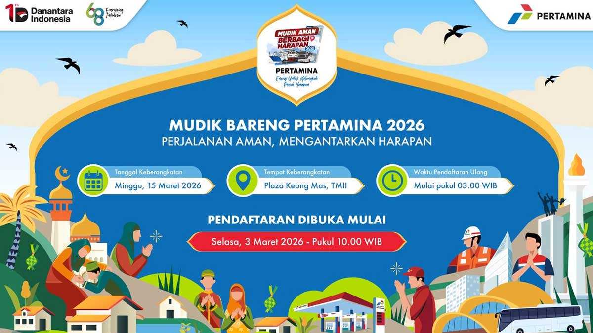 Cara Daftar Mudik Gratis Pertamina 2026, Kuota Terbatas
