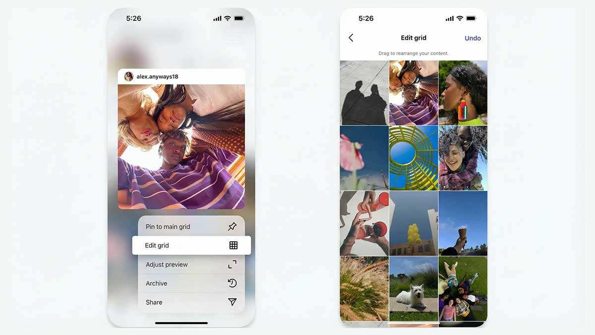 Instagram Tambah Fitur Edit Thumbnail di Profil