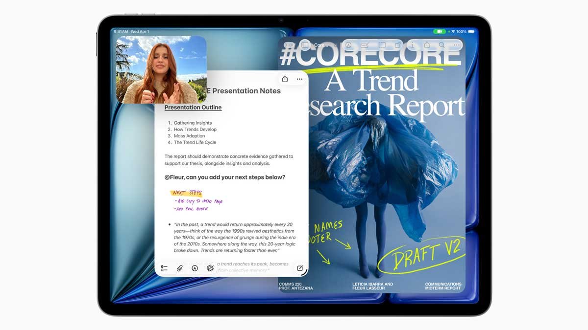 Performa Naik Signifikan RAM Kini 12GB Apple Rilis iPad Air M4, Performa Naik Harga Tetap