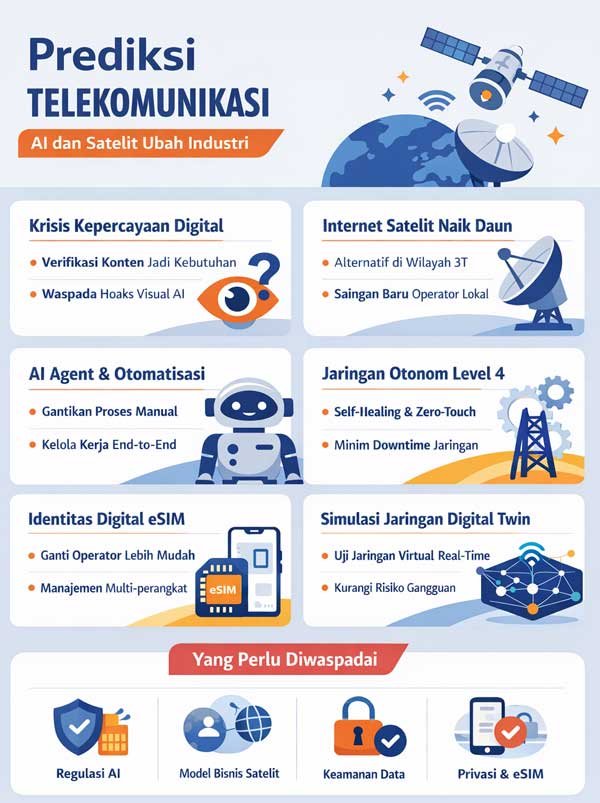 AI Tak Lagi Asisten, Tapi Pengambil Keputusan di 2026 1 Tahun 2026 diprediksi menjadi fase krusial bagi industri telekomunikasi global AI Tak Lagi Asisten, Tapi Pengambil Keputusan di 2026